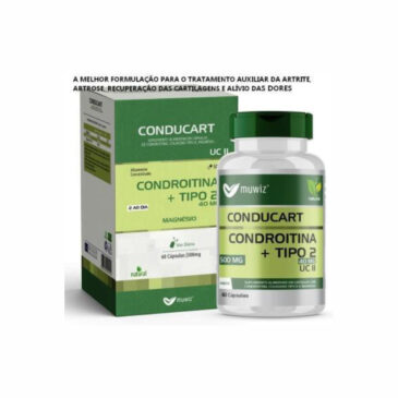 CONDUCART – Condroitina + Colágeno II + Magnésio – 60x500mg